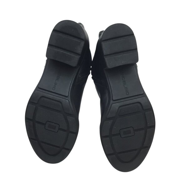 Gorgeous Bandolino Dulla Horsebit Womens 7M Leather Knee High Riding Boots Black - Picture 12 of 13